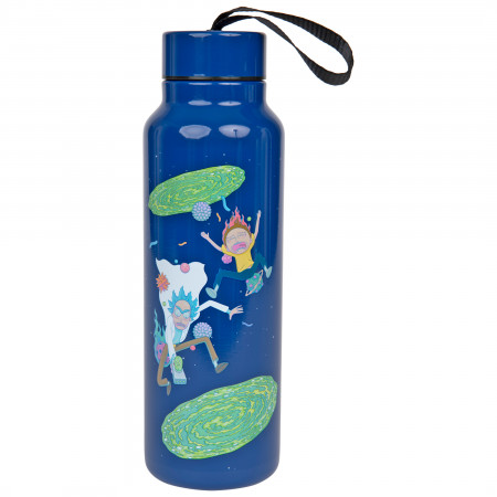 Rick And Morty Portal Jump 27oz Stainless Steel Water Bottle w/Strap